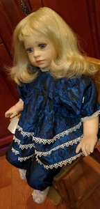 Signierte Cheri McAfooes Puppe Lloyd Middleton RoyalVienna Collection 22" Millennium - Bild 1 von 11
