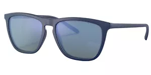 Arnette Fry Men's Polarized Matte Navy Blue Square Sunglasses - AN4301-275922-55 - Picture 1 of 3