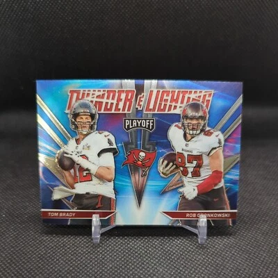 2021 Playoff Thunder And Lighting Tom Brady/ Rob Gronkowski #TL-4 Tampa Bay - Image 1 of 2