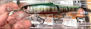 Jackall Sleek Mikey 115 NEW ALABAMA CUSTOM Dark Silhouette Oikawa 4.52" .7oz NIB - Picture 1 of 1