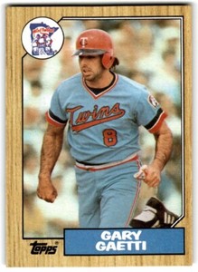 1987 Topps Baseball Cards Gary Gaetti Minnesota Twins #710