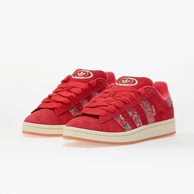 W Adidas Originals Campus 00s Liberty London Semi Lucid Red JS1330 Shoes Sneaker - Image 1 of 4