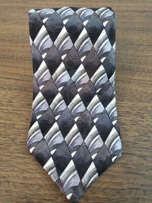 De colección Jerry Garcia Grateful Dead Arte en Ropa para el Cuello 1996 Cuello de Seda Corbata Rosas Foto 1 de 4