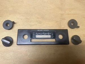 Auto Radio Becker Europa KURIER: Knopf Klanghebel Blende Mercedes, Oldtimer - Bild 1 von 3
