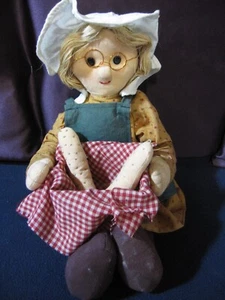 Country Puppe mit Brotkorb - Bild 1 von 8