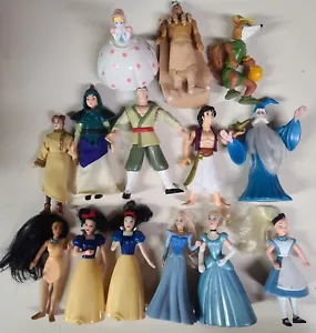 VINTAGE Lot of 14 DISNEY TOY FIGURES McD's & BK KIDS MEAL DOLLS - Picture 1 of 10
