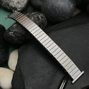 Short Stainless Steel 11/16" Speidel Twistoflex Unused nos Vintage Watch Band - Picture 1 of 9