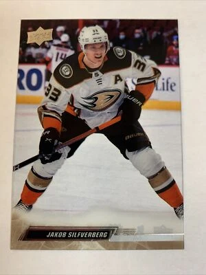 2022-23 Upper Deck Series 1 - Jakob Silfverberg Clear Cut - 5 - Image 1 of 2