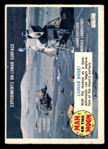 1969 OPC O-Pee-Chee Man on the Moon #15A Lunar Base! VG