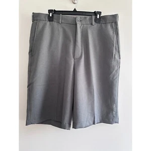 Black Clover Golf Shorts Gray Athletic Casual Live Lucky Mens Size 36 - Picture 1 of 6