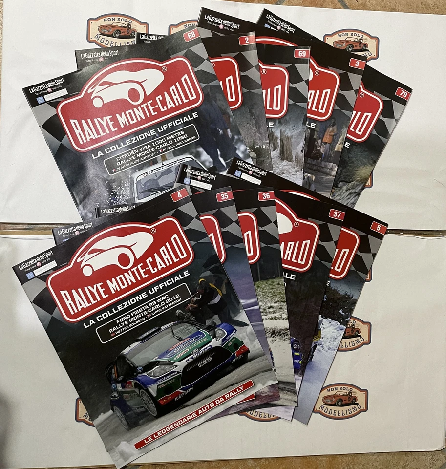 FASCICOLO RALLY MONTECARLO - EAGLEMOSS - MENU A TENDINA - Immagine 1 di 1