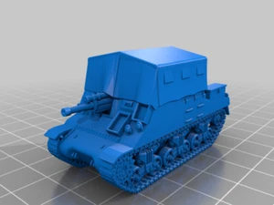 28 mm/1:56a Resina Segunda Guerra Mundial American M7 Priest con cubierta - Imagen 1 de 1