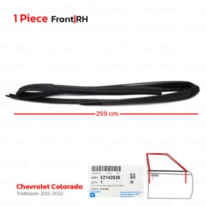 Front Rh Glass Run Channel Rubber Seal Door For Chevrolet Colorado 2012 - 2022 - Picture 1 of 9