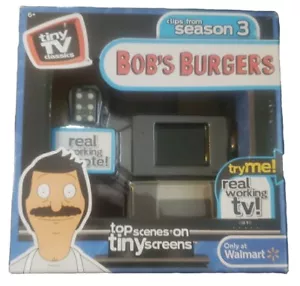Tiny TV Classics Bobs Burgers Edition (Clips from Season 3) Real Mini Television - Picture 1 of 2