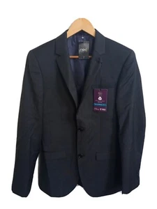 NUEVO Con Etiquetas NEXT Traje de Lana Gris Chaqueta Blazer Para Hombre Talla 36R Calce a Medida #2T1 - Imagen 1 de 11