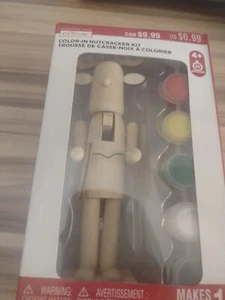 Creatology Zum Selbermachen Malen/Ausmalen Rentier Nussknacker Bastelset 6 Zoll Neu - Bild 1 von 4