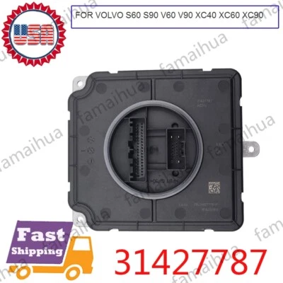 FOR VOLVO 31427776 HEADLIGHT LED MODULE BALLAST S60 S90 V60 V90 XC40 XC60 XC90 - Image 1 of 3