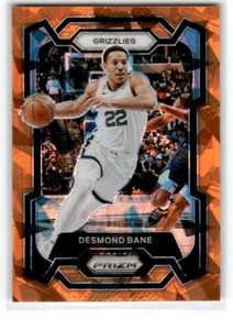 2023-24 Panini Prizm Prizms Orange Ice Desmond Bane Memphis Grizzlies #105 - Picture 1 of 2