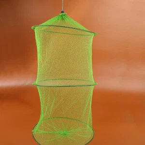 Simple Small Fish Guard Nylon Cloth 3 Layers Small Mesh Cloth Bag Foldable !DB - Photo 1/12