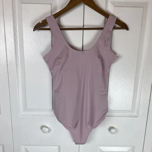 Pinsy Hourglass Shapewear Cheeky Bodysuit Sz Med Light Purple Round Neck Lilac - Picture 1 of 5