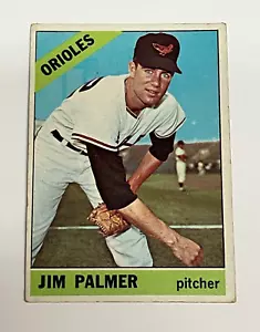 1966 Topps JIM PALMER Rookie card #126 - Picture 1 of 4