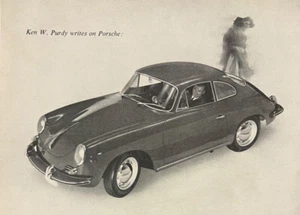 1968 67 Porsche 911 Ken W Purdy Vintage print ad ready to frame and display - Picture 1 of 2