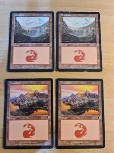 #019 | MOUNTAIN #345(×2) #346(×2) | ODYSSEY | MTG | LP - Picture 1 of 6