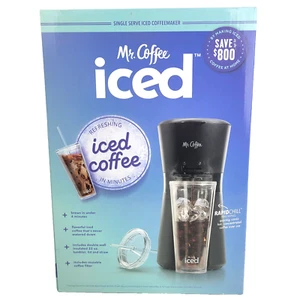 NEW Mr. Coffee Iced Coffee Maker 22-Ounce Reusable Tumbler - Brews In 4 Mins - Bild 1 von 5