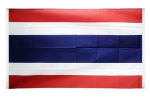 BALKONFLAGGE BALKONFAHNE Thailand Flagge Fahne für den BALKON 90x150cm - Bild 1 von 1