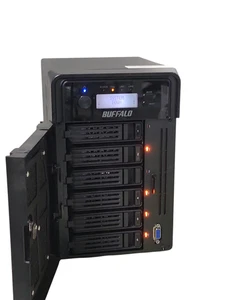 Buffalo 6-Bay NAS WSH5610DN24S2 with 6x HDD trays, READ _ - Picture 1 of 4