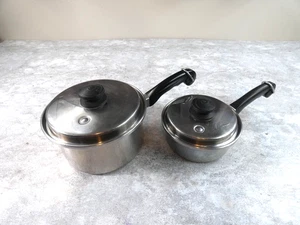 Saucière vintage Saladmanster 18-8 Tri Clad couvercle vapeur 4 pièces - Photo 1/16