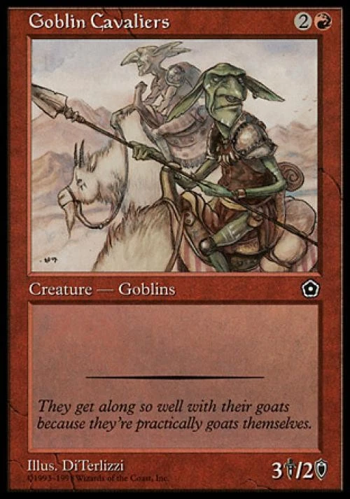 Goblin Cavaliers - Light Play MTG Portal Second Age - Image 1 of 1