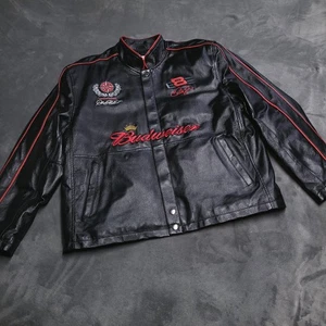 Vintage CHASE Dale Earnhardt Jr Größe Large Leder Nascar Jacke isoliert Rennen - Bild 1 von 9