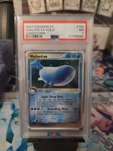 Wailord EX 100/100 Sandstorm Holo PSA 7 - Picture 1 of 2