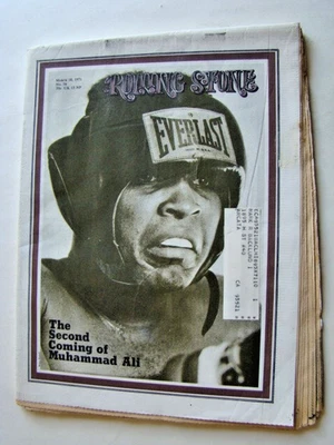 Rolling Stone Magazine #78 Muhammad Ali Boxing Photograph Cover 1971 - Image 1 of 3