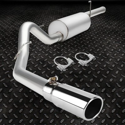 For 10-14 Ford F-150 6.2L V8 Catback Exhaust + 3"- 4.5"OD 8.25'' L Muffler Tip Foto 1 de 4