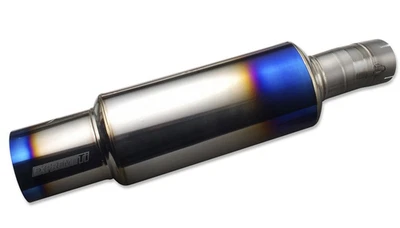 Tomei Titanium Replacement Exhaust Muffler for 03-06 Lancer EVO 8 9 - Image 1 of 3