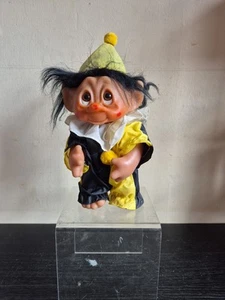 Muñeca troll Thomas Dam - payaso 1977 vintage 9"" (F1) - Imagen 1 de 14