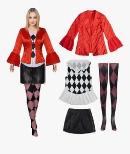 Women’s Halloween Harley Costume Movie Cosplay Adult Halloween Size Small - Picture 1 of 13