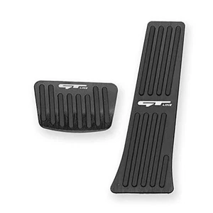  2 Stück Anti-Rutsch Aluminium Bremse Gas Pedal Beläge, Auto ohne Bohren SCHWARZ - Bild 1 von 7