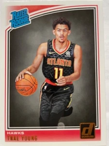 Trae Young 2018-19 Panini Donruss Hawks RC Rated Rookie #198 - Picture 1 of 2