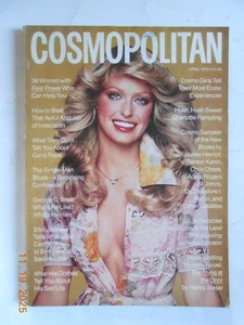 April 1975  Sexy Farrah Fawcett-Majors Cosmopolitan Magazine Great ads - Picture 1 of 3