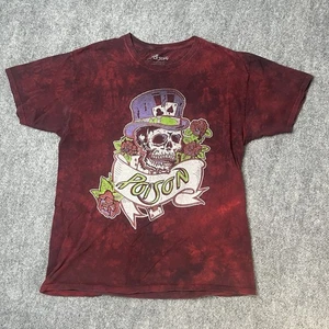 Camiseta Poison Para Hombre Grande Arrastrando El Gato Across America 1987 Tour Tye Dye Red - Imagen 1 de 15