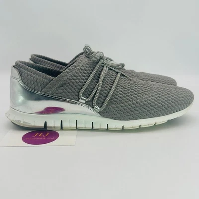 Cole Haan Women's ZERØGRAND Gray Quilted Casual Sneakers W12917 Size 8.5 - Image 1 of 4