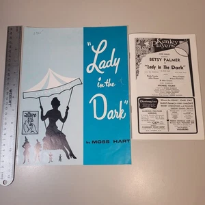 1965 LADY IN THE DAREK Moss Hart Stage Play Program & Playbill -Columbus, OH. - Picture 1 of 17
