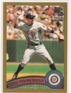 2011 Topps 2 GOLD Nationals Team Set Zimmerman Morse Rodriguez Broderick RC 9 - Bild 1 von 1