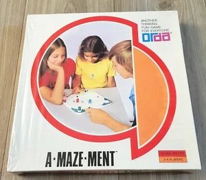 Vintage A-MAZE-MENT Thinking Board Game (1975, Orda) by Nogah Miron - NEW SEALED - Picture 1 of 4