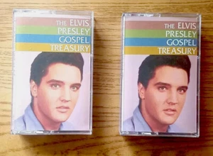 The ELVIS PRESLEY Gospel Treasury Cassette Tapes 2Set VG+ Rockabilly Rock N Roll - Picture 1 of 8