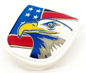 Weißkopfseeadler USA Flagge PUTTER HEADCOVER Holzhammer passt Odyssey Scotty Cameron NEU - Bild 1 von 4