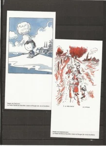 LOT DE 2 EX LIBRIS / AVOIR - Picture 1 of 1